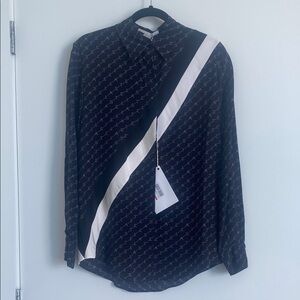 STELLA MCCARTNEY printed silk crepe pants suit